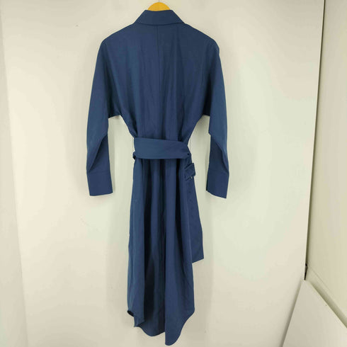 ザラ ZARA Belted Shirt Blue Dress Ref レディース import:S