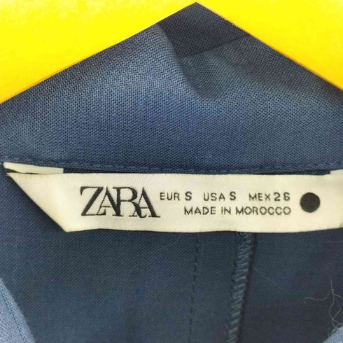 ザラ ZARA Belted Shirt Blue Dress Ref レディース import:S