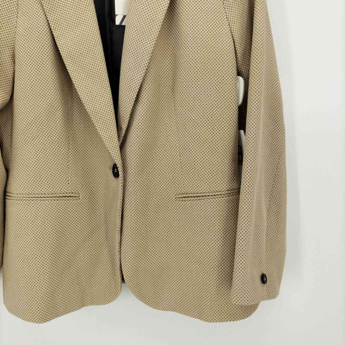 ザラ ZARA ドット柄 テーラード ジャケット レディース JPN:40