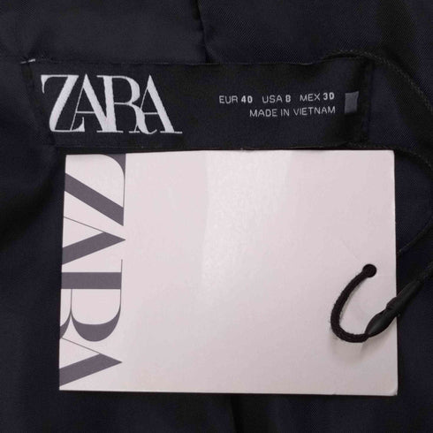 ザラ ZARA ドット柄 テーラード ジャケット レディース JPN:40