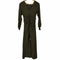 ザラ ZARA dress Midi Khaki black check print レディース import:S