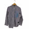 ジュンヤワタナベコムデギャルソンマン JUNYA WATANABE COMME des GARCONS MAN AD2011 デニム切替デザインコットンチェックシャツ メンズ JPN:M