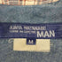 ジュンヤワタナベコムデギャルソンマン JUNYA WATANABE COMME des GARCONS MAN AD2011 デニム切替デザインコットンチェックシャツ メンズ JPN:M