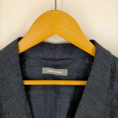 エレファンブラン Elephant Blanc バンブーリネンガウンコート メンズ DE:48