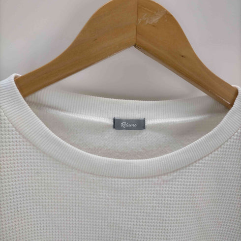 ジャーナルスタンダードレリューム JOURNAL STANDARD relume BACK BRUSH ワッフル クルーネック L/S メンズ