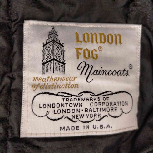 ロンドンフォグ LONDON FOG USA製 ライナー付き ステンカラーコート メンズ 44
