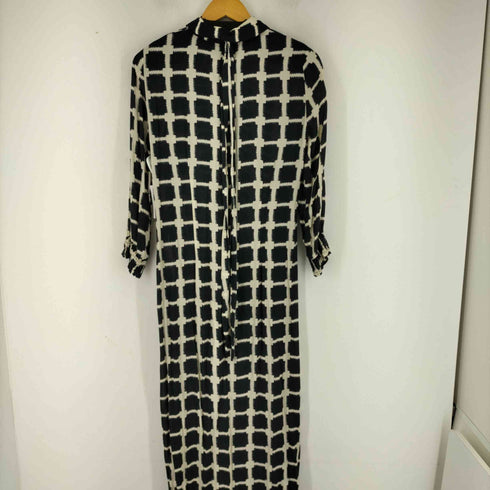 ザラ ZARA Long Printed Shirt Dress レディース import:S