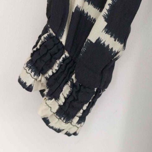 ザラ ZARA Long Printed Shirt Dress レディース import:S
