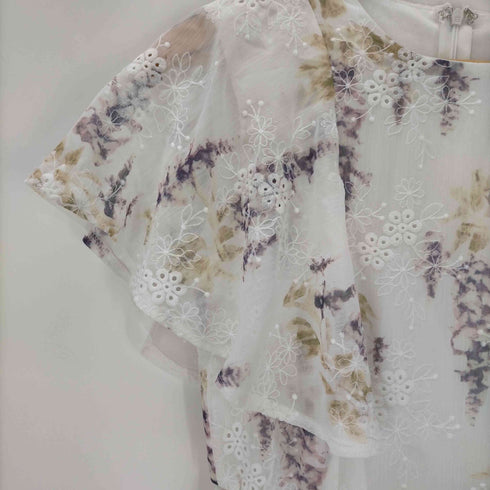 トッコクローゼット tocco closet フラワーエンブロイダリー×フラワープリントワンピース レディース JPN:M