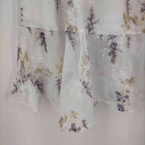 トッコクローゼット tocco closet フラワーエンブロイダリー×フラワープリントワンピース レディース JPN:M