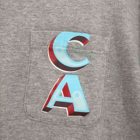 スタンダードカリフォルニア STANDARD CALIFORNIA プリントポケットTシャツ メンズ JPN:M