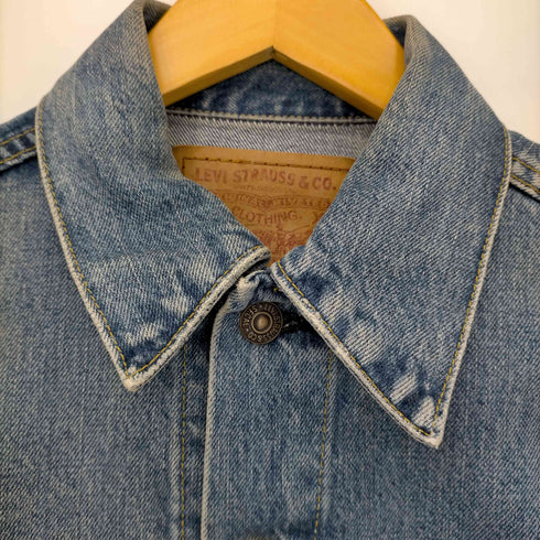 リーバイス Levis 90S 96年 日本製 71557-02 ボタン裏J02 復刻BIGE デニムジャケット 3rd メンズ 36