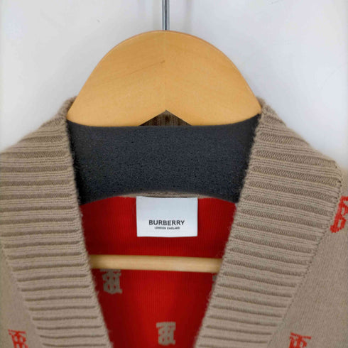 バーバリーロンドン BURBERRY LONDON TBロゴ ウールカシミヤカーディガン レディース import:XS
