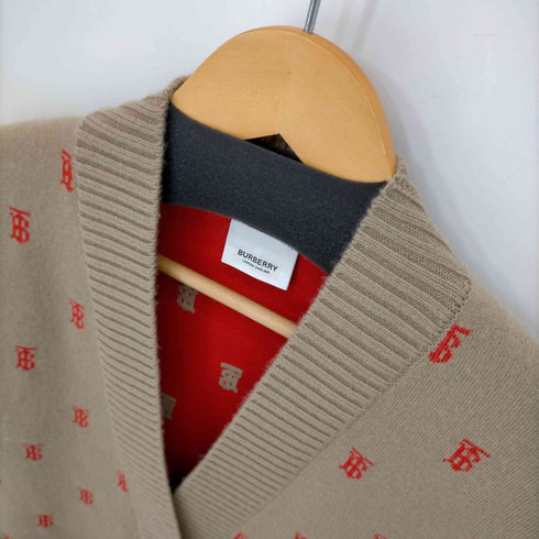 バーバリーロンドン BURBERRY LONDON TBロゴ ウールカシミヤカーディガン レディース import:XS