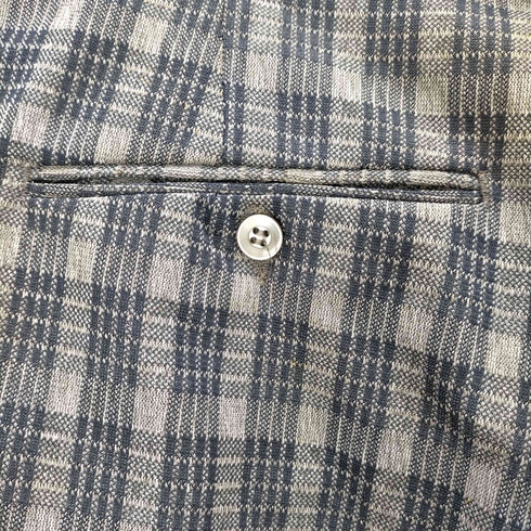 ロケットTALON ZIP チェック柄ブーツカットスラックス メンズ