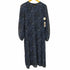 バナナリパブリック BANANA REPUBLIC 総柄 プリーツマキシワンピース レディース import:M