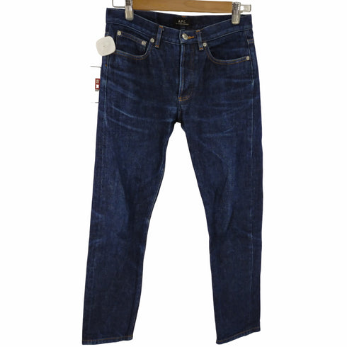アーペーセー A.P.C. ボタンフライ ストレートデニムパンツ レディース UK:28-29