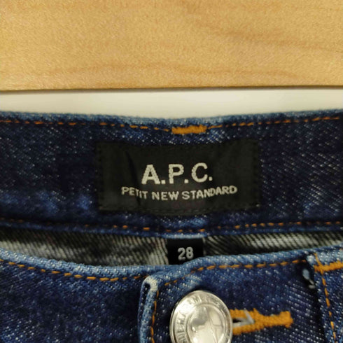 アーペーセー A.P.C. ボタンフライ ストレートデニムパンツ レディース UK:28-29