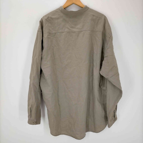 ギャップ Gap OLD リネンバンドカラーシャツ デカ紺タグ メンズ JPN:L