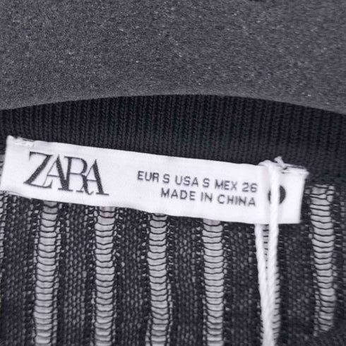 ザラ ZARA RIBBED T-SHIRT レディース import:S