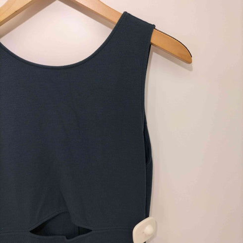 ヘルムートラング HELMUT LANG 14SS スクエアカットノースリーブワンピース レディース S