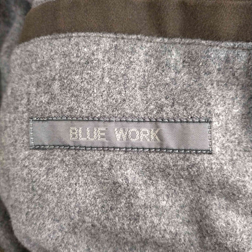 ブルーワーク BULE WORK 段返り モールスキン ハーフコート メンズ