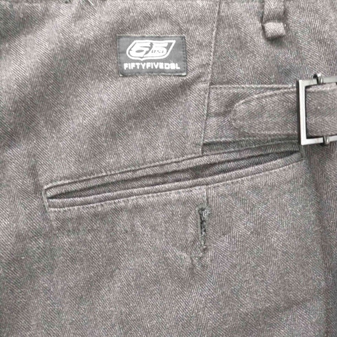 ディーゼル DIESEL 55DSL ヘリンボーンストレートパンツ メンズ US:32-33