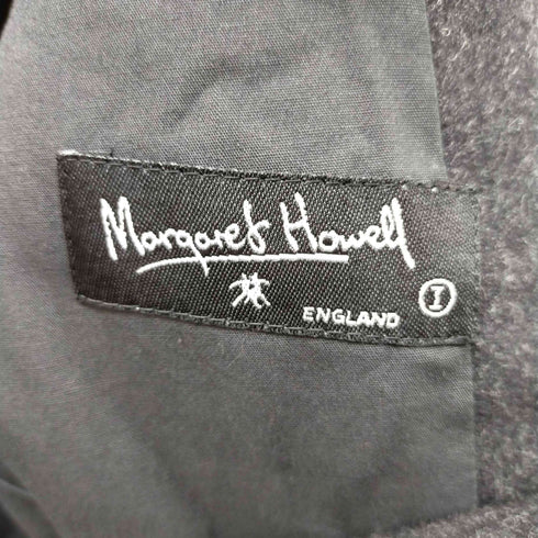 マーガレットハウエル MARGARET HOWELL 1B ピークドラペル ウールテーラードジャケット レディース 1