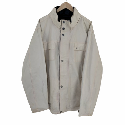 トミーヒルフィガー TOMMY HILFIGER フードパッカブル リバーシブルジャケット メンズ import:XL