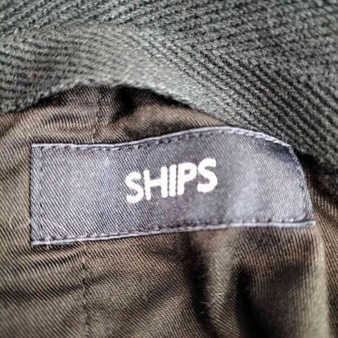 シップス SHIPS コットン ウール ストレッチ カルゼ イージーパンツ メンズ L