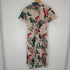 ザラ ZARA FLORAL PRINT SHIRT RESS レディース S