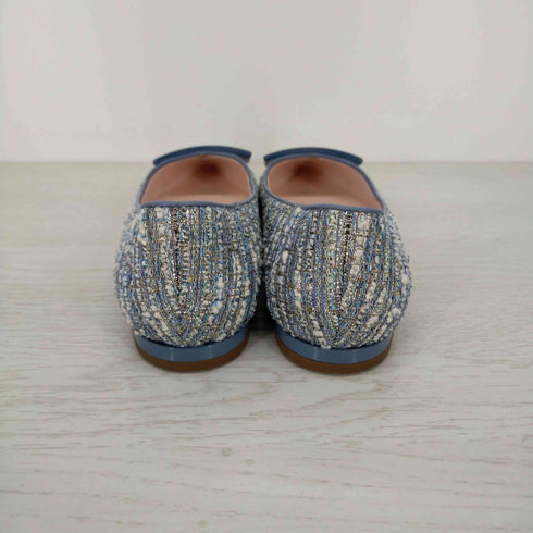 ロシェヴィヴィエ Roger Vivier 22SS パンプス フラット ポインテッドトゥ ツイード レディース JPN:21 34