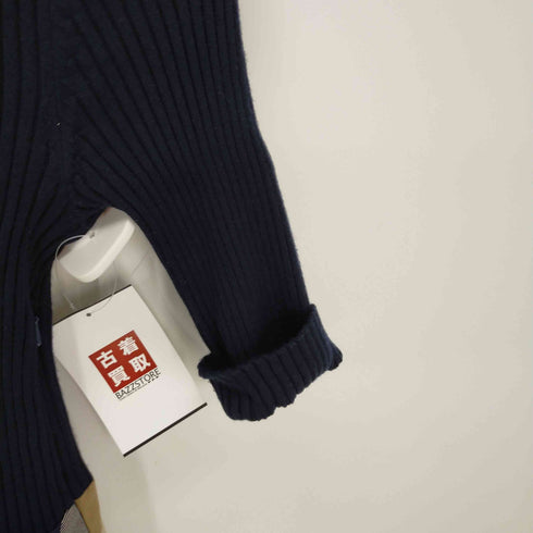 ブルーレーベルクレストブリッジ BLUE LABEL CRESTBRIDGE 切替ノバチェックニットワンピース レディース 36
