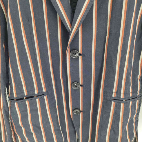 リーツテイラーザズー REATS TAILOR ZAZOUS ストライプ 3B シャツ テーラードジャケット メンズ 36