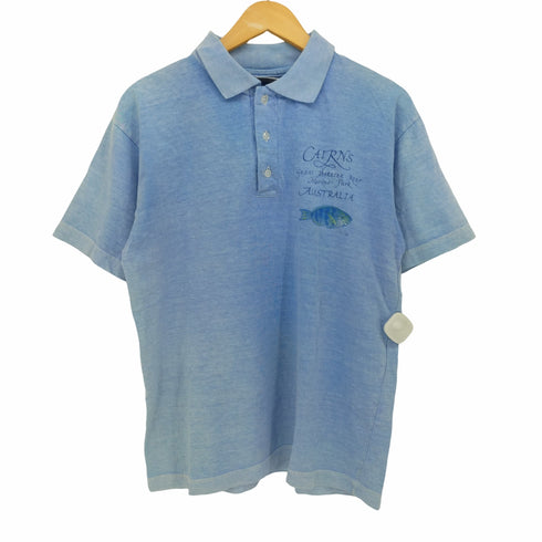 barbary coast traders 90S プリント S/S ポロシャツ メンズ import:S