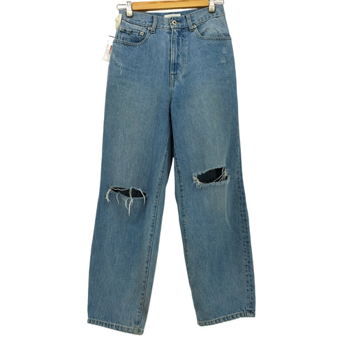 スローブイエナ SLOBE IENA LE DENIM クラッシュカーブデニムパンツ レディース 36