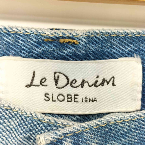 スローブイエナ SLOBE IENA LE DENIM クラッシュカーブデニムパンツ レディース 36