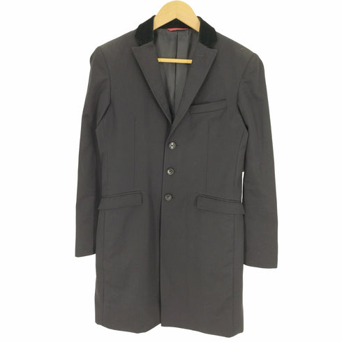 リーツテイラーザズー REATS TAILOR ZAZOUS ベロア襟 3B テーラード ロング ジャケット メンズ 36