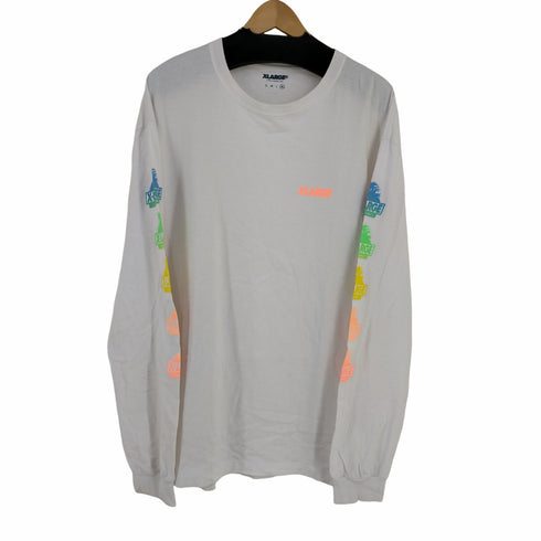 エクストララージ X-LARGE コットン サイド虹ロゴ ロンTシャツ メンズ JPN:XL