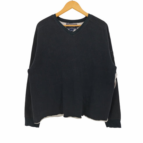 ポロスポーツラルフローレン POLO SPORT RALPH LAUREN 90S Vネック コットン L/S スウェット メンズ import:L