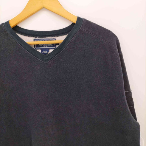 ポロスポーツラルフローレン POLO SPORT RALPH LAUREN 90S Vネック コットン L/S スウェット メンズ import:L