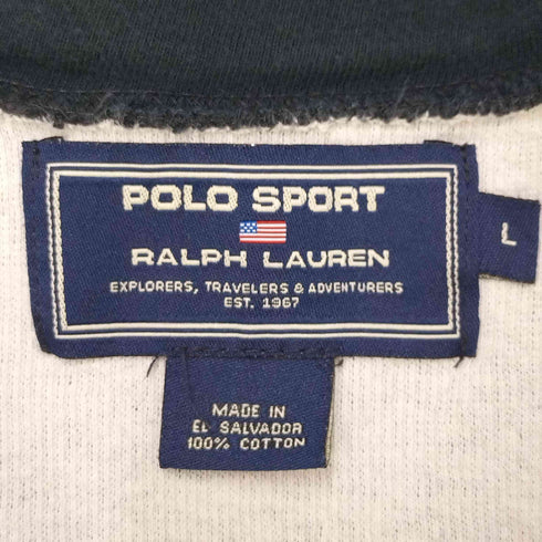 ポロスポーツラルフローレン POLO SPORT RALPH LAUREN 90S Vネック コットン L/S スウェット メンズ import:L