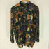 Jalom ポリエステル 総柄 L/S シャツ メンズ LL