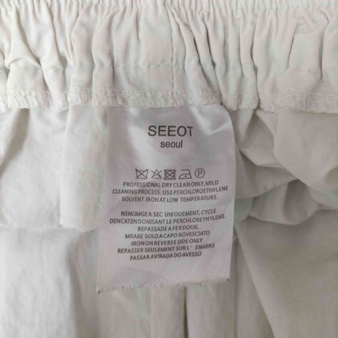 SEEOT ナイロン カーゴパンツ 韓国 レディース