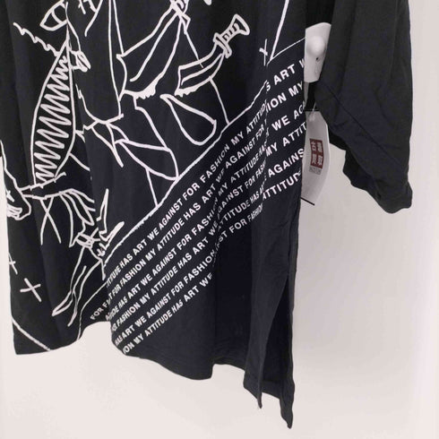 エーエフワイエフ AFYF キャラクタープリント ビッグシルエット S/S Tシャツ メンズ