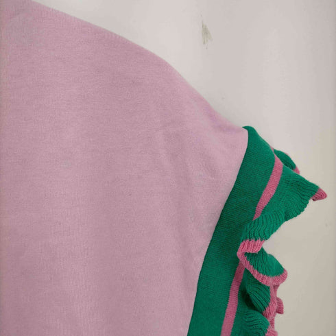 レイビームス Ray BEAMS ラインフリル スリーブ Tシャツ レディース