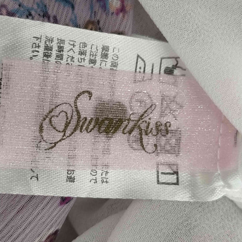 スワンキス Swankiss 花柄 フリルワンピース レディース