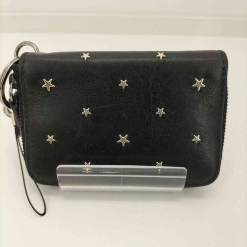 ジミーチュウ JIMMY CHOO スタッズ ラウンドジップカードケース メンズ
