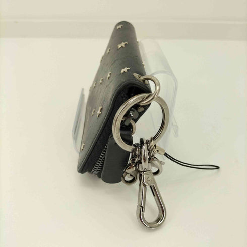ジミーチュウ JIMMY CHOO スタッズ ラウンドジップカードケース メンズ