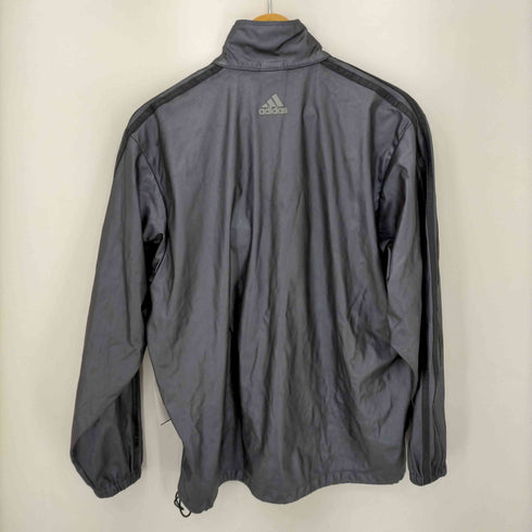 アディダス adidas 2002年製 Y2K セットアップ ジャージ トラッカージャケット トラックパンツ 3本ライン メタリック メンズ M